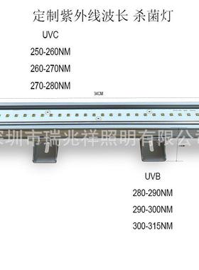 LED15W24V宠物鱼缸灯254nm265nm270nm280nm去菌消毒净化35mm灯管