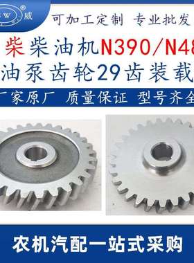 常柴柴油机机油泵齿轮 n390n485柴油机配件机油泵29齿轮13007跨境