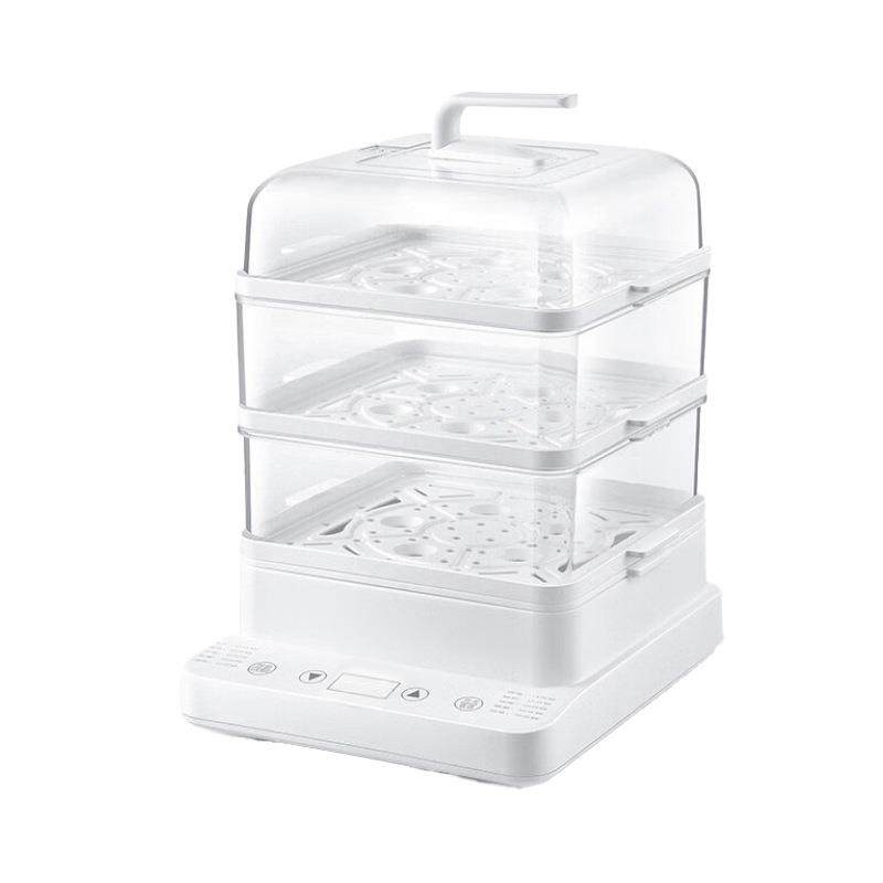 多功能电蒸锅大容量自动断电家用透明三层蒸锅家用智能蒸菜神器