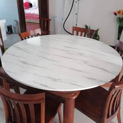 加宽变圆桌可折叠面板神器折叠圆餐桌大圆桌可折叠折叠圆桌面无腿