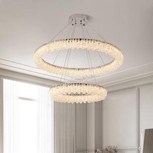 2025新款意式轻奢水晶大厅主灯高端大气创意个性设计师款客厅吊灯