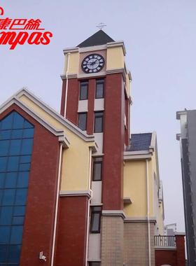 康巴丝牌幼儿园钟表塔钟学校报时大钟外墙钟表