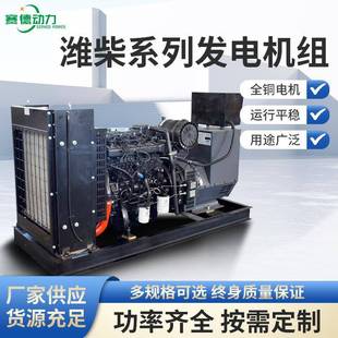 150KW潍柴柴油发电机组三相无刷备用200KW千瓦柴油发电机