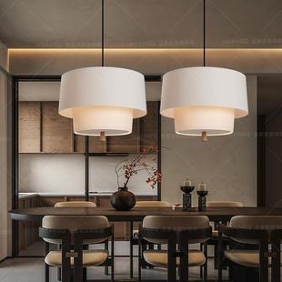 中古风餐厅吊灯复古客厅卧室现代简约服装店民宿书房布艺大厅主灯