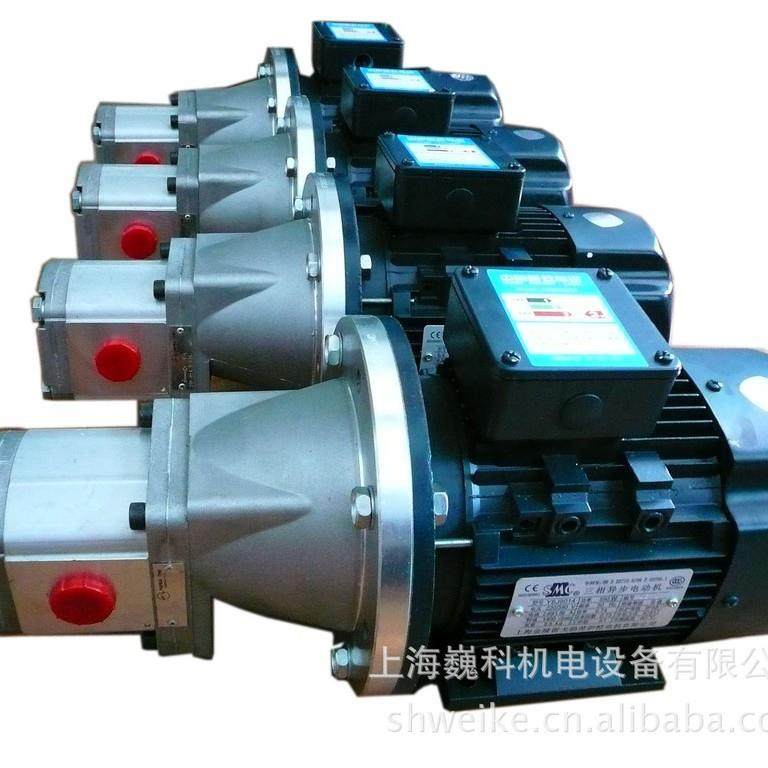 厂家直销WK-Hydraulic 高压WHP2B1-M系列电机齿轮泵组, 270bar