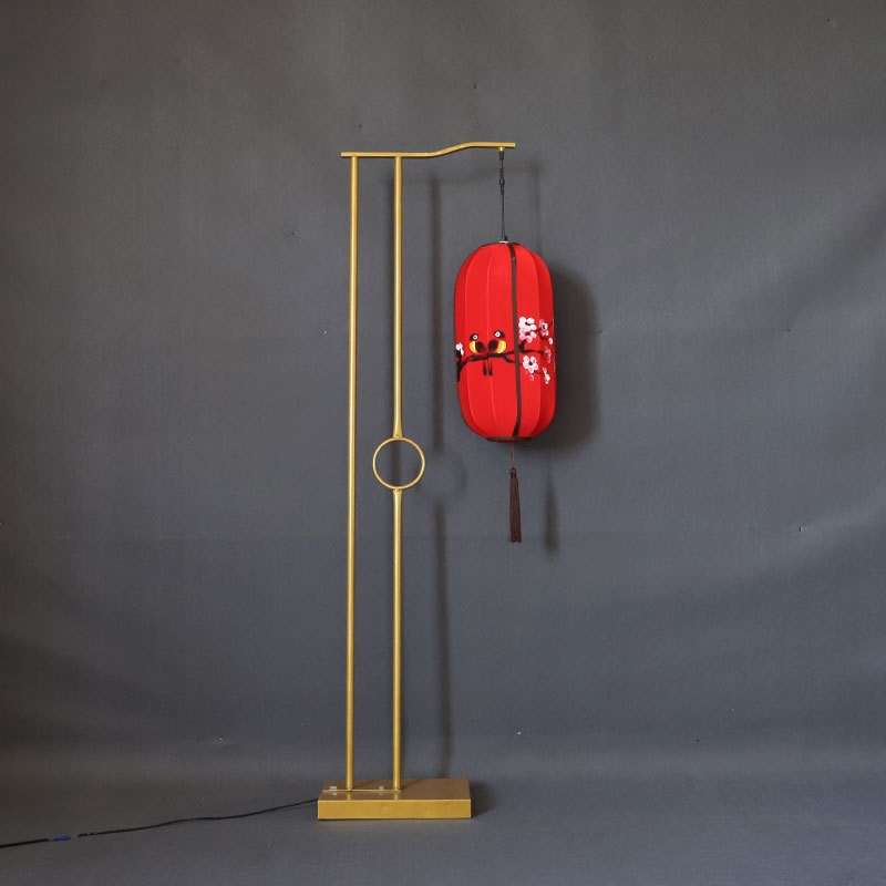 新款中式婚礼道具宫灯路引婚庆舞台布置迎宾装饰摆件铁艺灯笼路引