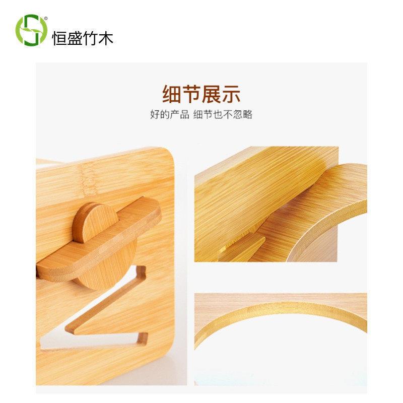 恒盛竹木猫碗架宠物食物碗架碗双碗食物碗架带陶瓷碗的木架