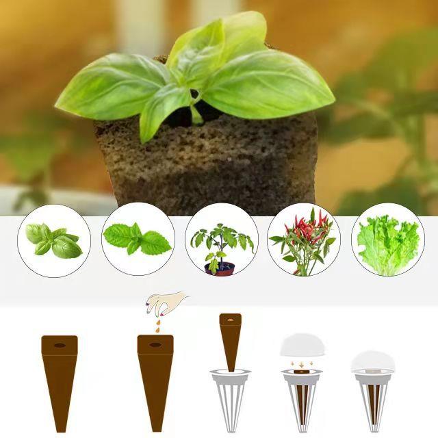 无土栽培种植生物炭绵海绵花卉植物种植蓝营养土50个加种植蓝50个