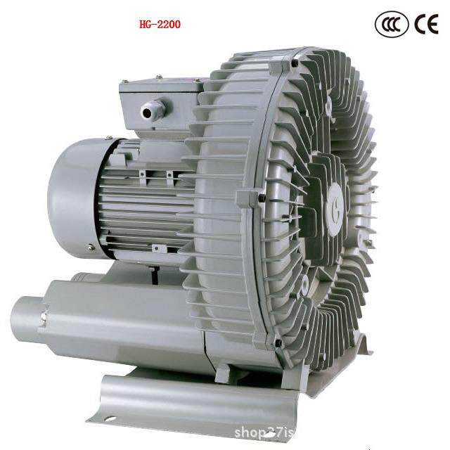 上海富力 厂家直供380V高压气泵HG-2200S 边立式单机漩涡气泵