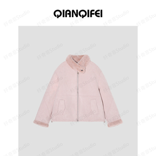 复古加厚立领毛毛短外套81001 新款 纤奇菲 943 24H