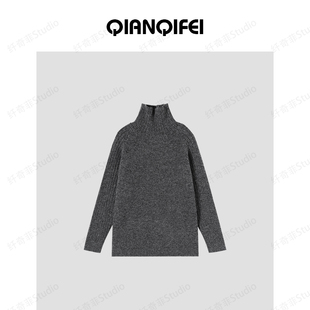 新款 安娜毛衣 经典 高领宽松百搭毛衣 1382 81003 27H