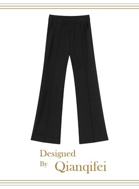 1-27F C【加绒宝藏裤】 高腰显瘦加绒微喇休闲裤 81001- C288