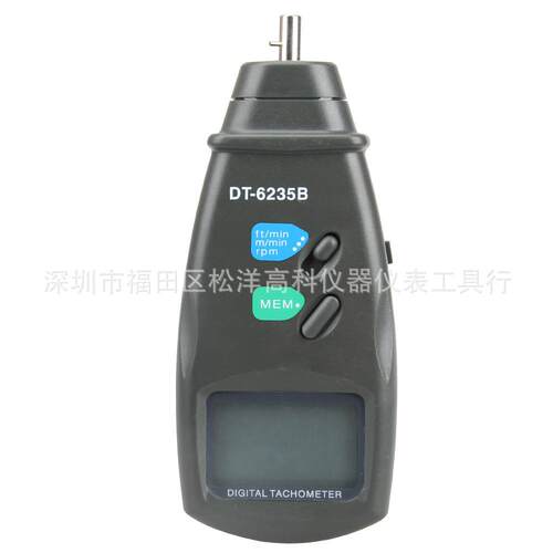 手持式数字转速表DT-6235B/接触式转速仪/线速表/线长仪转数表