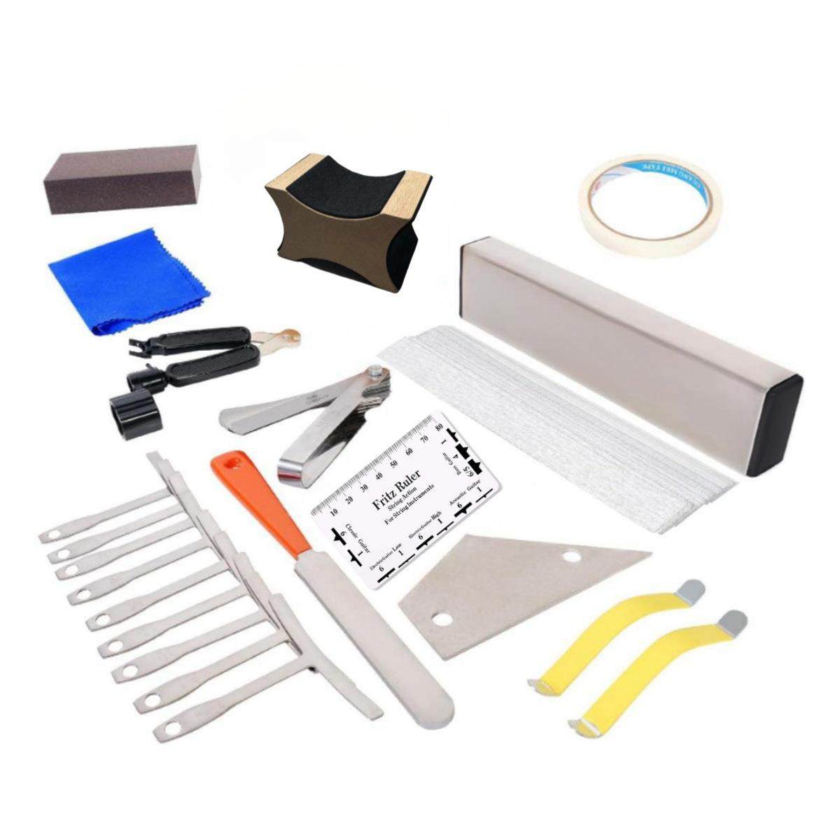 吉他找平杠33件套15CM吉他找平杠吉他品丝维修保养套装,机械设备,其他机械设备,淘宝优惠券,粉丝福利购,淘宝优惠卷