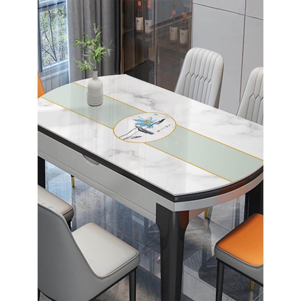 椭圆形餐桌垫防油防水防烫免洗pvc软玻璃桌面保护垫圆桌布可折叠,纺织面料/辅料/配套,纺织机械配件,淘宝优惠券,粉丝福利购,淘宝优惠卷