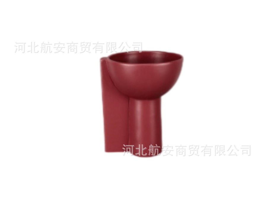 现代简约创意树脂花器花插花瓶桌面茶几摆件样板房售楼处软装饰品