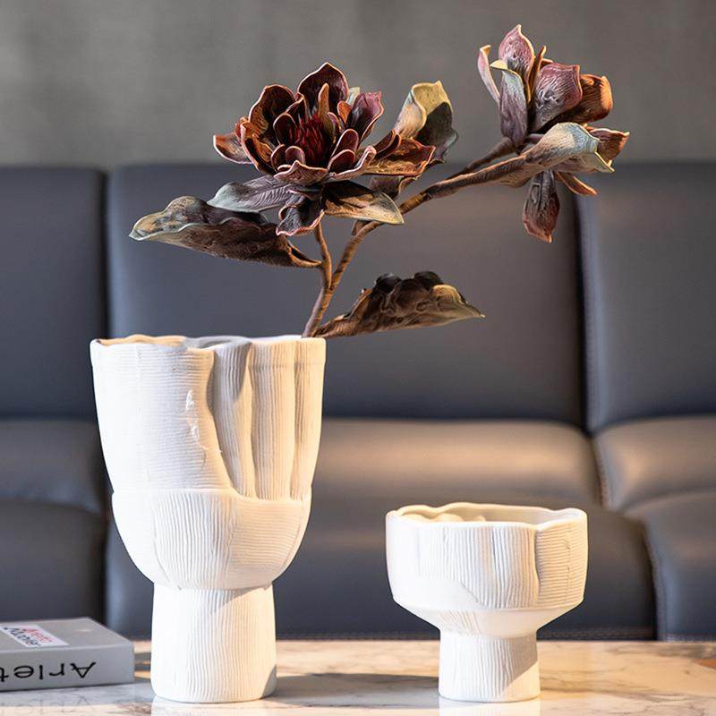 北欧创意陶瓷花瓶客厅插花餐桌装饰花器设计师售楼处样板房软装,纺织面料/辅料/配套,纺织机械配件,淘宝优惠券,粉丝福利购,淘宝优惠卷