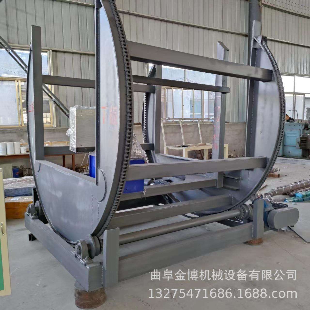 C型开口大直径翻板机180度-90度多种型号硅钙板石板翻面机