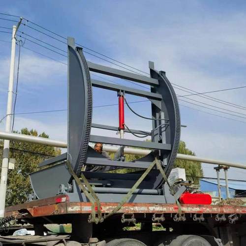 180度液压翻板机c型石膏板钢板翻转机自动回旋胶合板多层板翻板