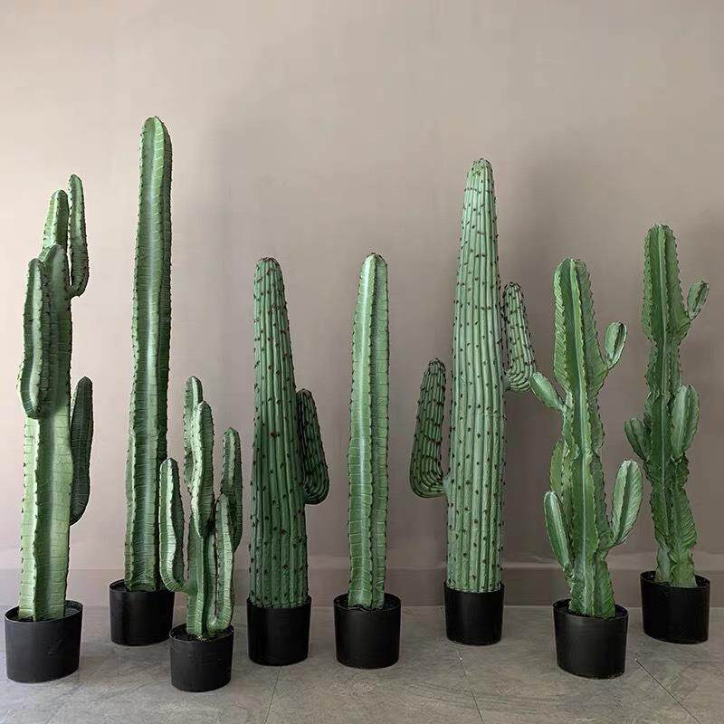 北欧风仿真仙人掌摆件大型墨西哥天伦柱室内仿真仙人柱落地装饰