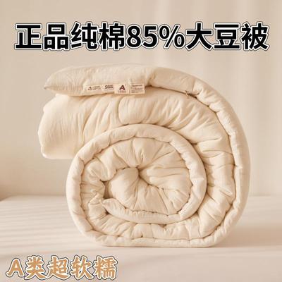 85%黑河大豆纤维被全棉提花被芯夏被春秋被加厚被子纯棉保暖冬被