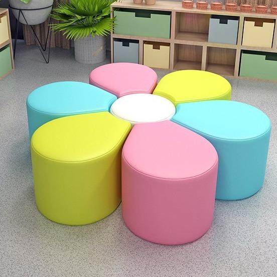 游乐园早教中心幼儿园家长休息等候区软包花朵创意异形组合沙发凳,纺织面料/辅料/配套,纺织机械配件,淘宝优惠券,粉丝福利购,淘宝优惠卷