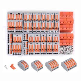 120pcs盒装/PCT连接器电线电缆按压快速断开接线端子套件