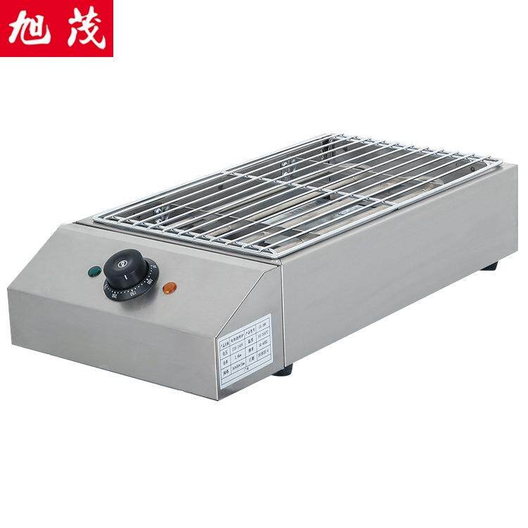 台式电热无烟烧烤炉 可室内外烤串生蚝机烤面筋架电烧烤炉