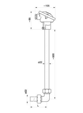 德国ELECTROTHERM温度传感器WSU-406-00DU 1XPt100