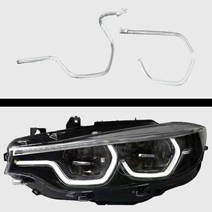 适用于宝马M44系F32大灯导光条17-19款4系F36M4大光导光圈日行灯