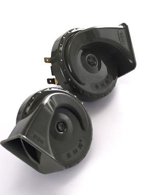 军绿色通用12v电喇叭汽车蜗牛喇叭优质汽车喇叭鸣笛喇叭