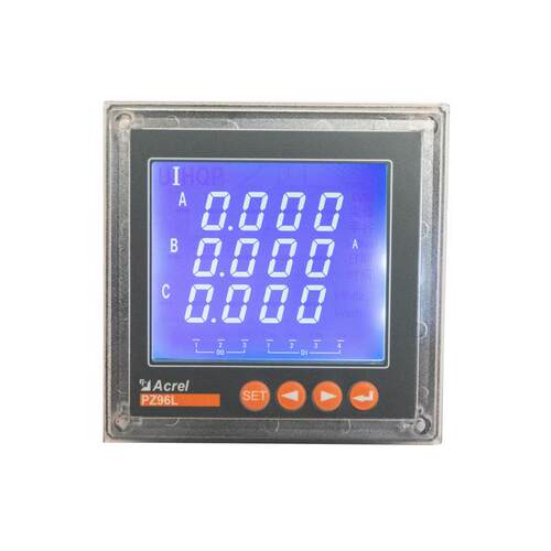 安科瑞三相电能表PZ96L-E4/G660V高压输入LCD显示88*88开孔