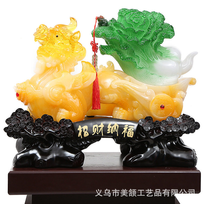 创意树脂工艺品貔貅摆饰 落地大号风水摆件 开业乔迁装饰摆件批发