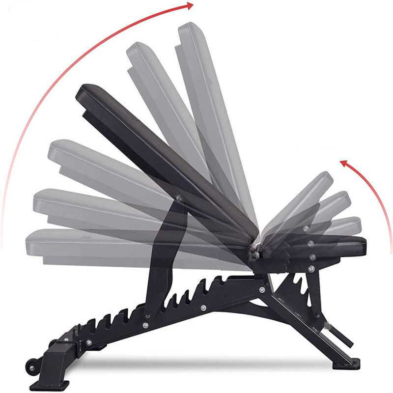 商用家用可调哑铃凳腹肌板卧推凳飞鸟训练凳专用器材推肩健身椅