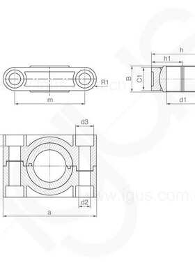 igus德国进口易格斯基座轴承，ESTM-GT-GT，igubal?