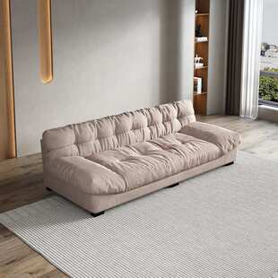 现代简约三人位布艺沙发公寓出租房时尚家具 三防科技布沙发