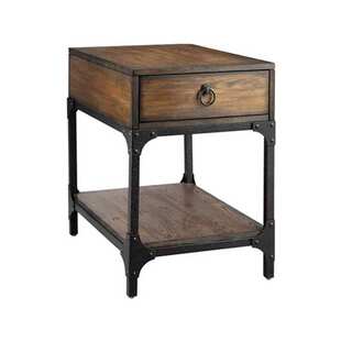 美式复古实木铁艺抽屉式床头柜酒店宾馆卧室床头柜储物柜书桌茶几