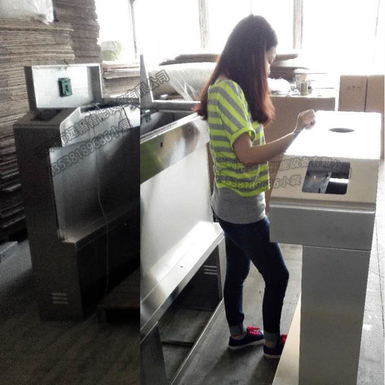 加高防攀爬桥式摆闸人脸识别刷卡指纹防撞摆闸深圳摆闸厂家