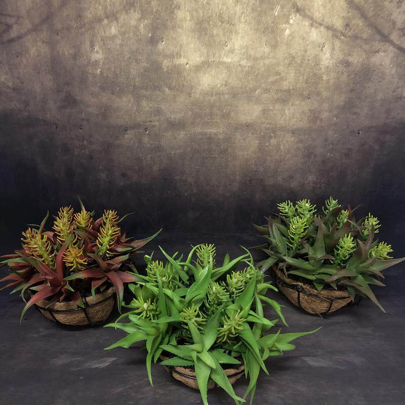仿真绿植栽花吊兰植物花篮套装小叶芦荟盆栽阳台垂挂客厅吊兰装饰