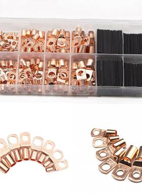 ebay铜鼻子120pcs盒装环形端子接线片sc系列窥口铜接线端子