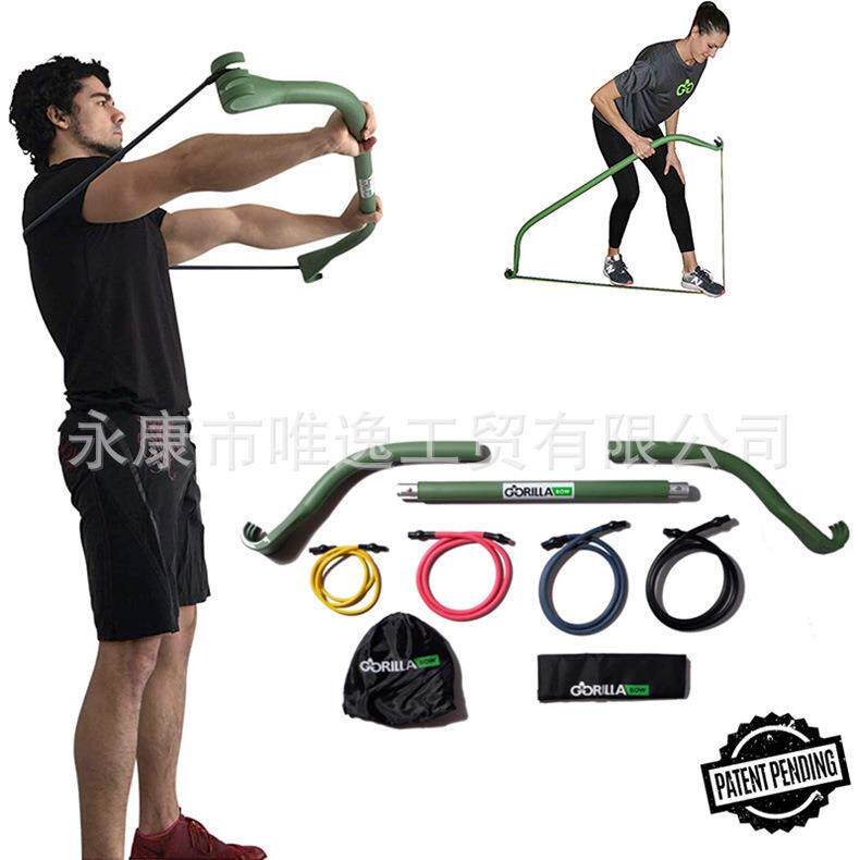 弓箭拉力训练器多功能家用组合拉力阻力带训练器健身器