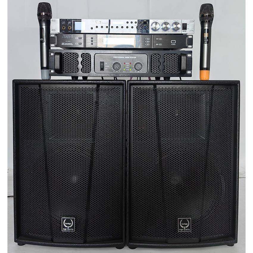 舞台音响1215寸户外演出专业大功率大型ktv婚庆音箱功放设垒德株