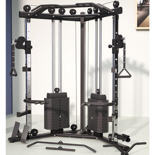 小飞鸟深蹲架综合训练器家用高位下拉器材多功能卧推架引体向上架