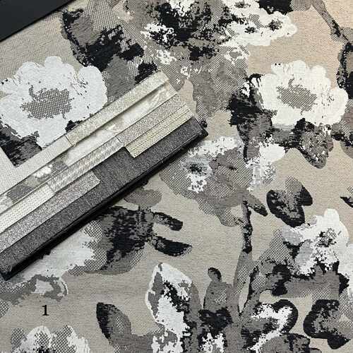 门幅280cm定宽美式复古色织提花窗帘布沙发布料宽幅280cm中古风格