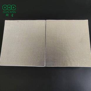 蜂窝陶瓷载体100*100*50mm蜂窝陶瓷蓄热体堇青石VOCs烟气