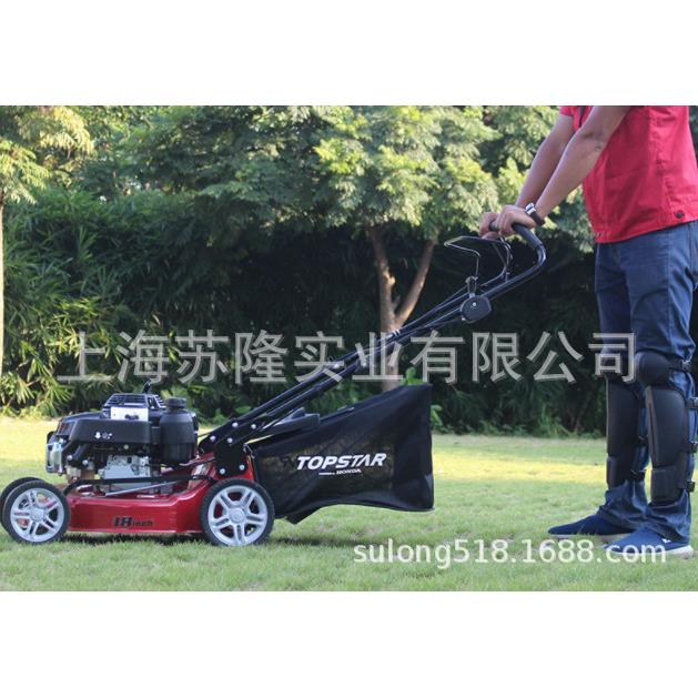 铝底盘19寸手推式(嘉陵GXV160)锐尔自走式草坪机汽油剪草机