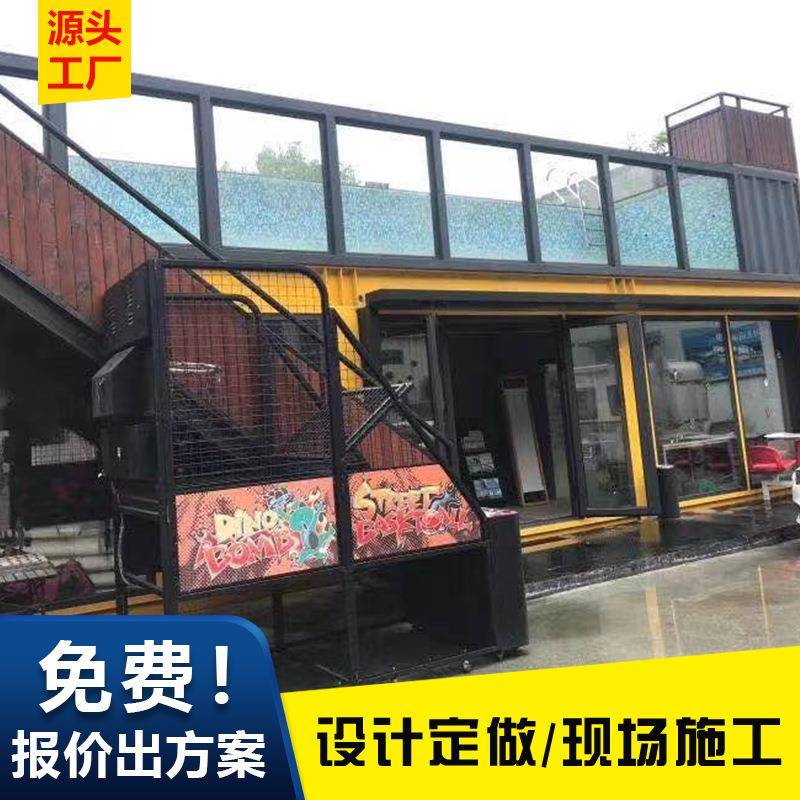 厂家集装箱式游泳池无边际泳池私家泳池集装箱泳池