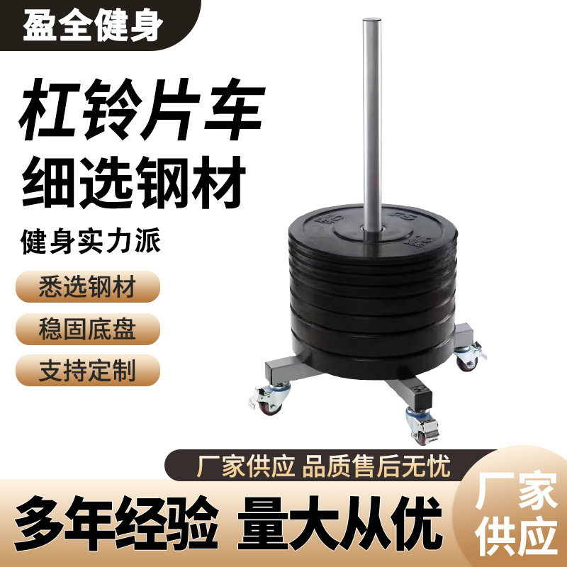 盈全杠铃片车健身房器械配件举重杠铃存片车厂家批发