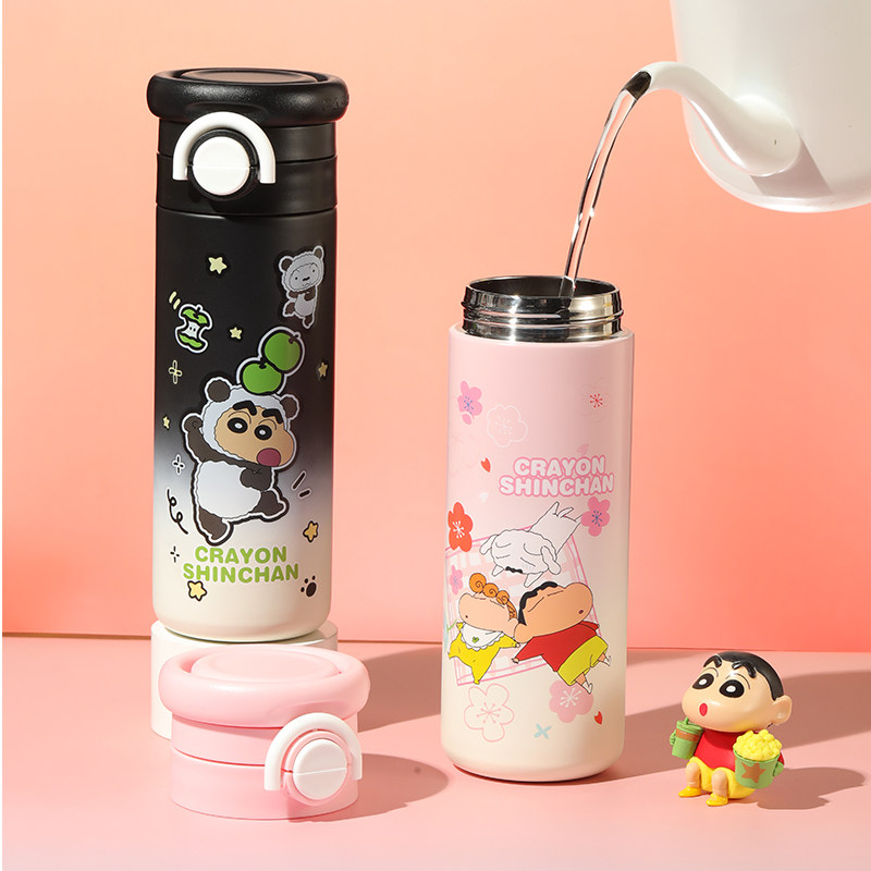 蜡笔小新保温杯学生上学专用高颜值男女316不锈钢吸管杯生日礼物,餐饮具,保冷/保温杯,淘宝优惠券,粉丝福利购,淘宝优惠卷