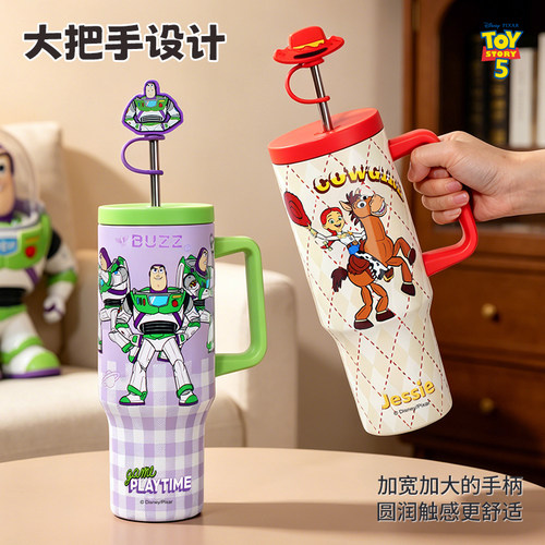 玩具总动员吸管保温杯车载冰霸杯